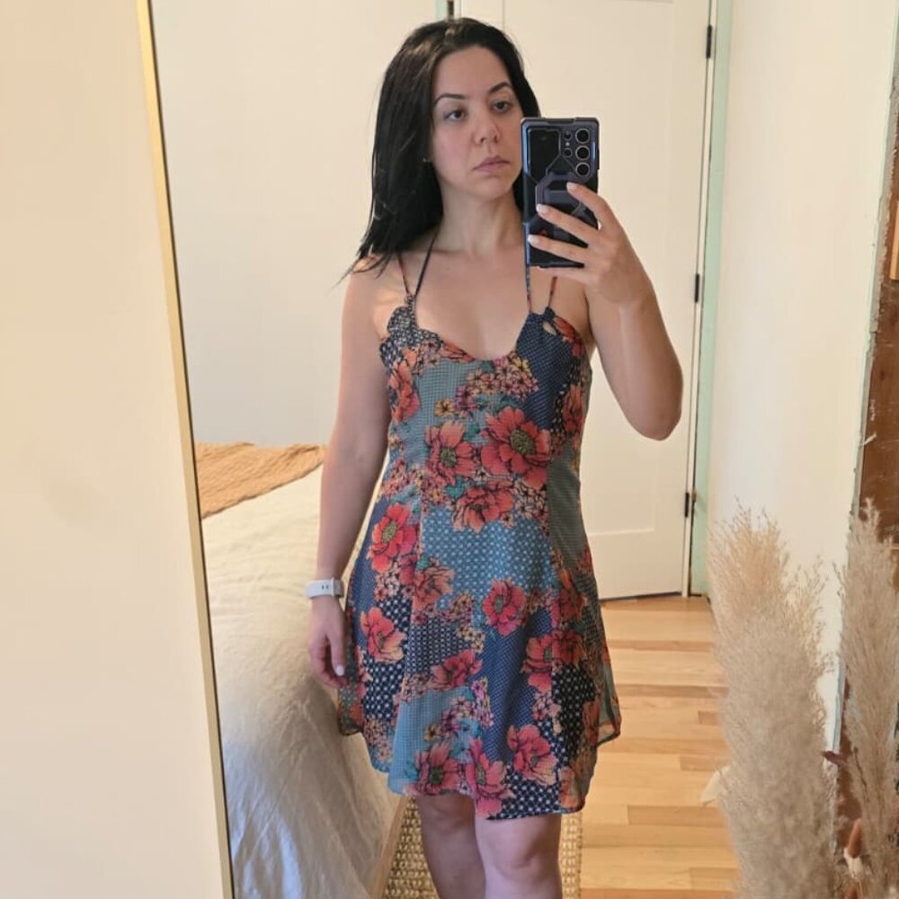 Brazilian colorful summer dress